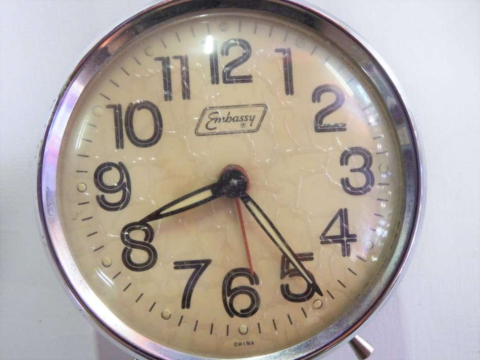 Alarm & Travel Clocks Vintage Embassy bedside alarm clock Not